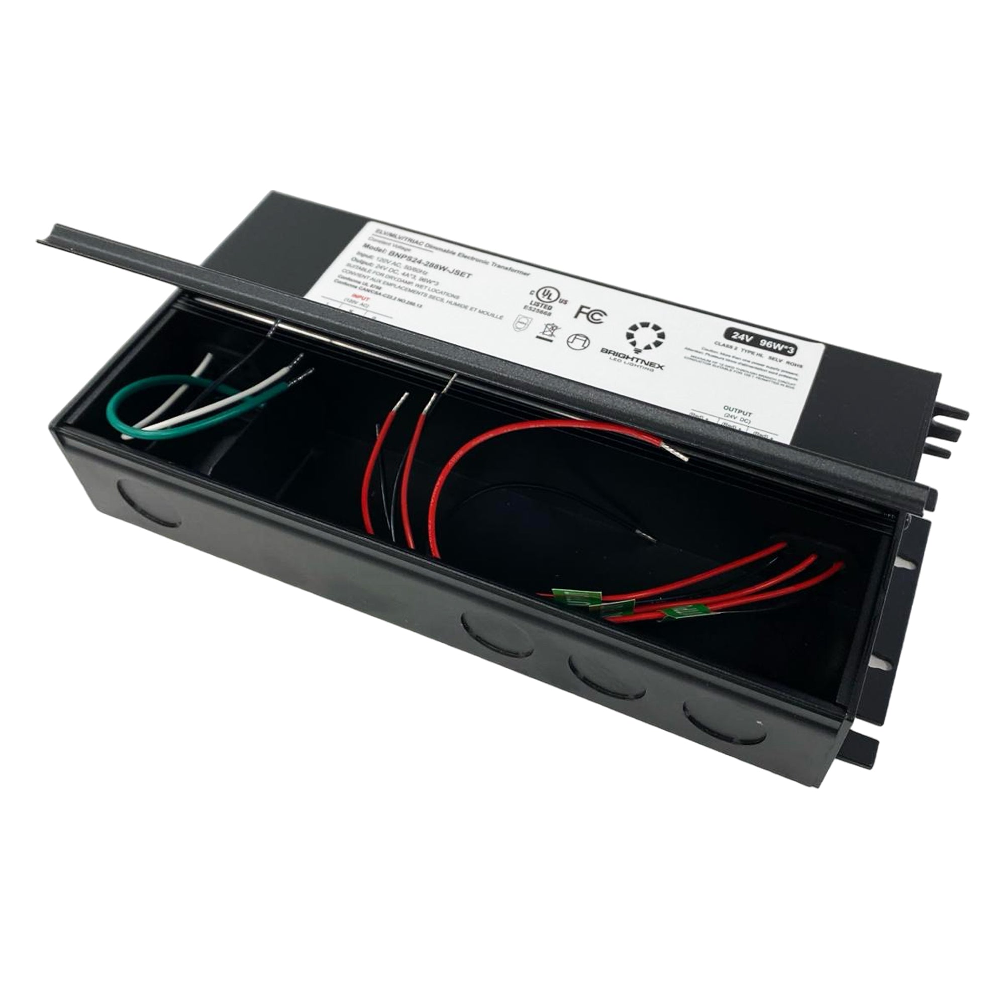 Dimmable LED Driver 24V, 288W for Wet, Damp, Dry Locations, Class 2, UL Certified, Dimmable LED Transformer