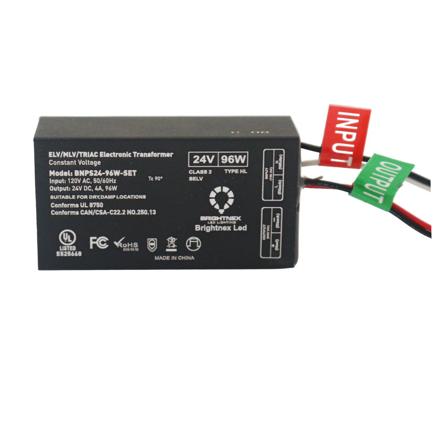 Smallest Dimmable LED Driver (Dimmable LED Transformer), 24V, 96W