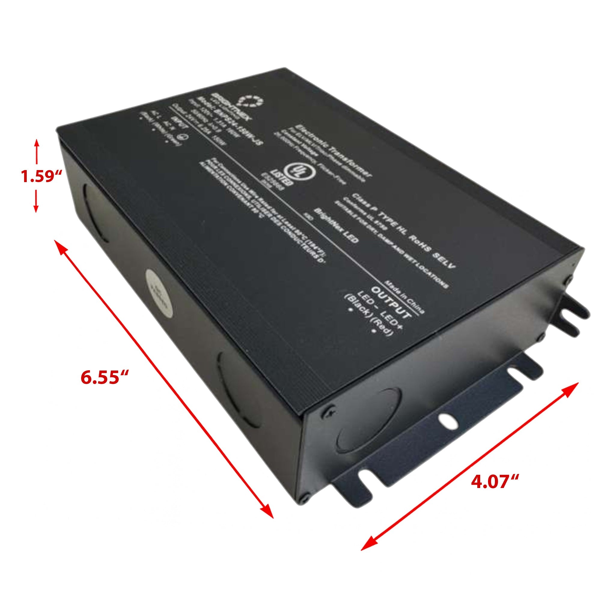 Compact 300W Dimmable LED Transformer – 24V | TRIAC/ELV/MLV Compatible | UL | Wet Rated