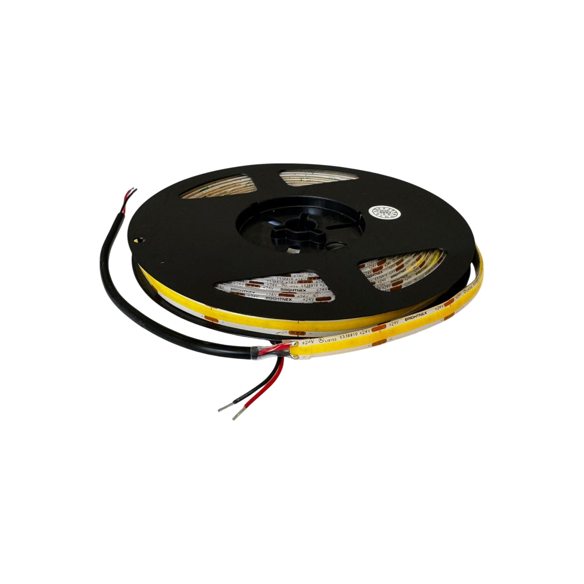 24V outdoor COB LED strip 8mm dotless dimmable flexible LED strip with power wires