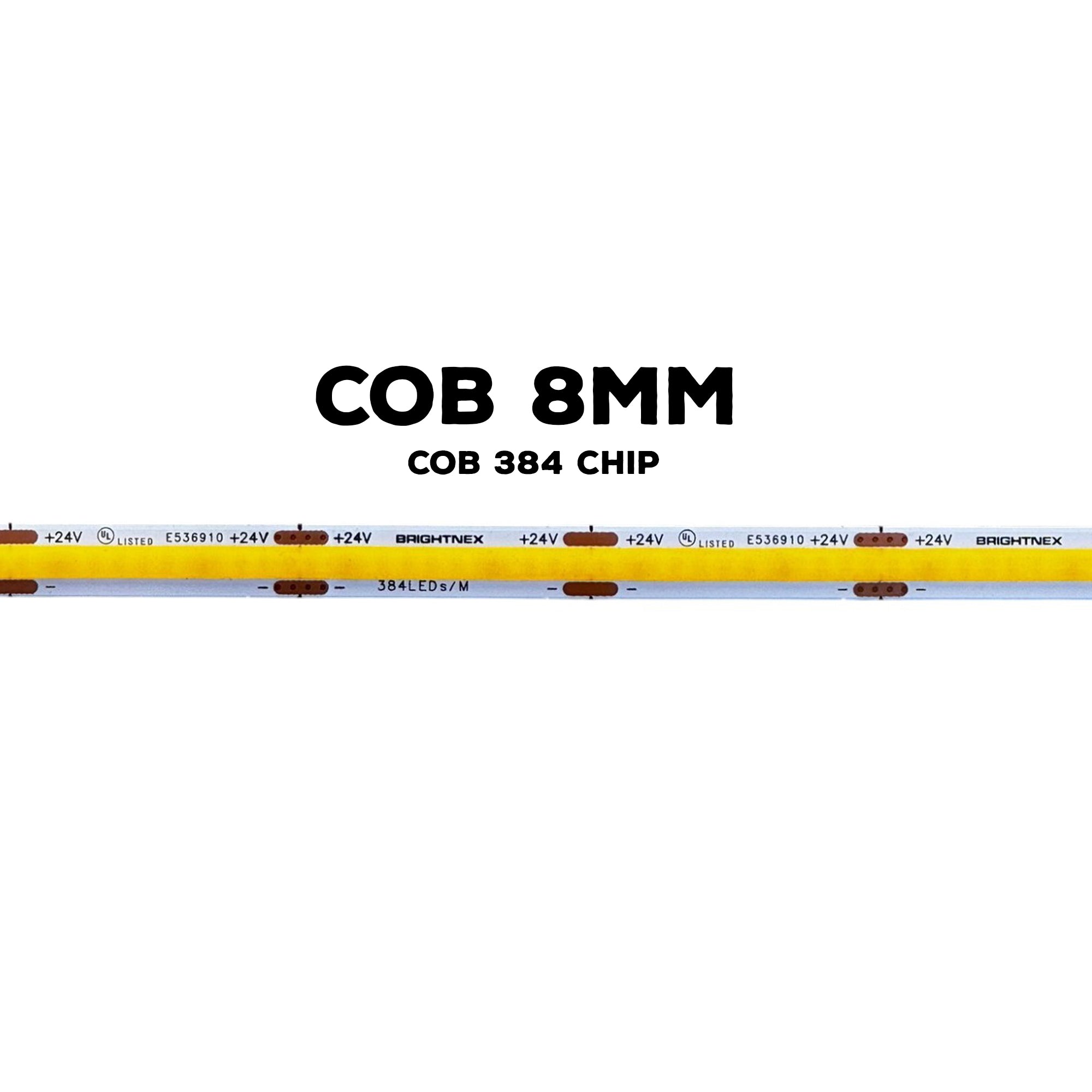 24v-cob-384-led-strip-8mm-indoor-dimmable-ul