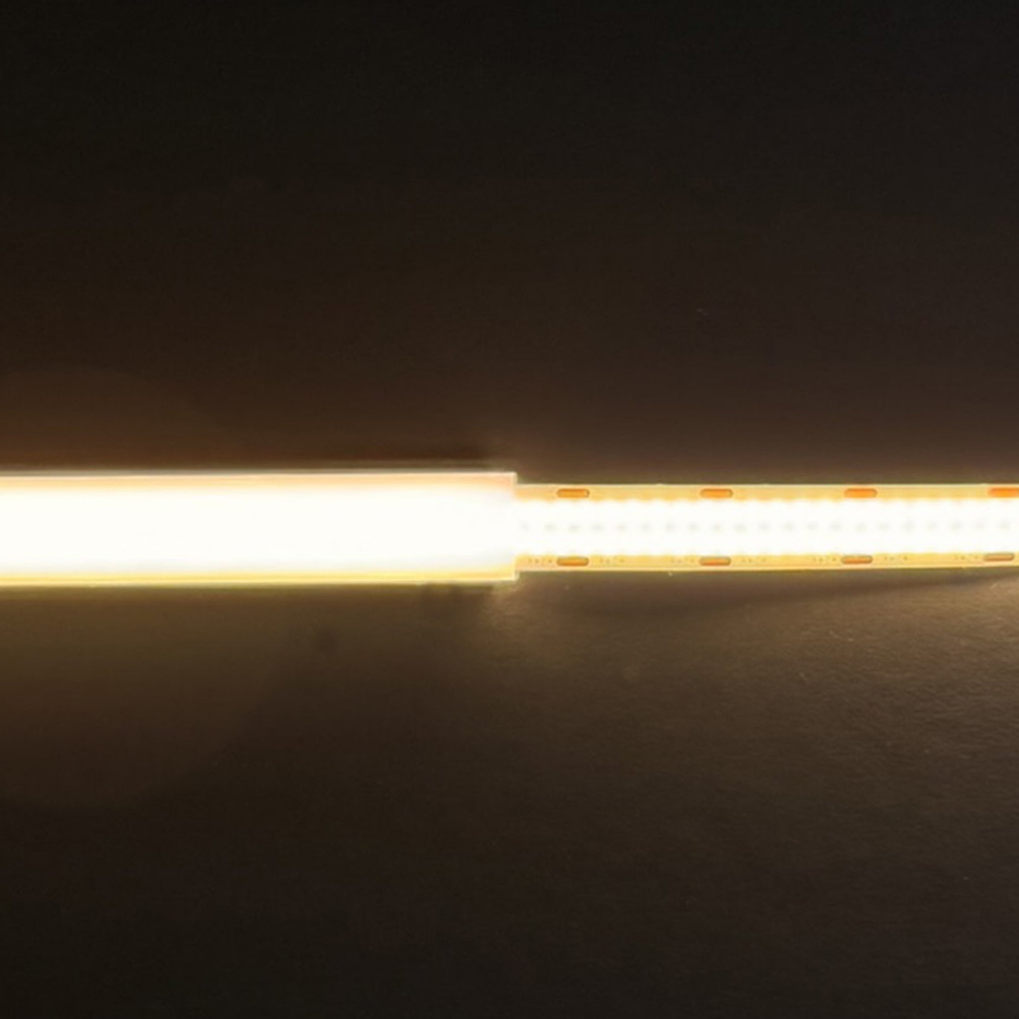High-Brightness COB LED Strip – Dotless – Indoor - Dimmable - 24V, 12mm – (2700K,3000K,4000K,5000K) – 16.5ft