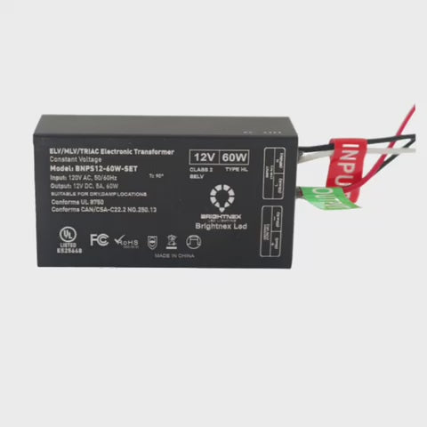 Smallest Dimmable LED Driver (Dimmable LED Transformer), 24V, 60W