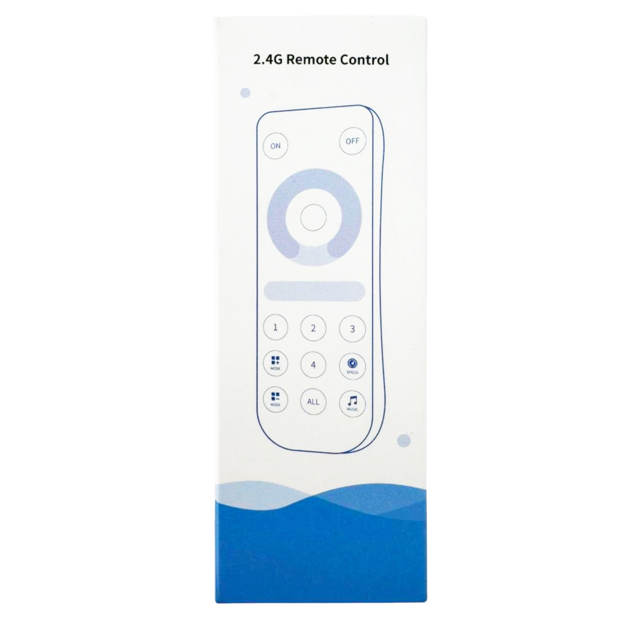 RB3 RGB LED strip remote control retail box for 2.4GHz wireless indoor lighting controller