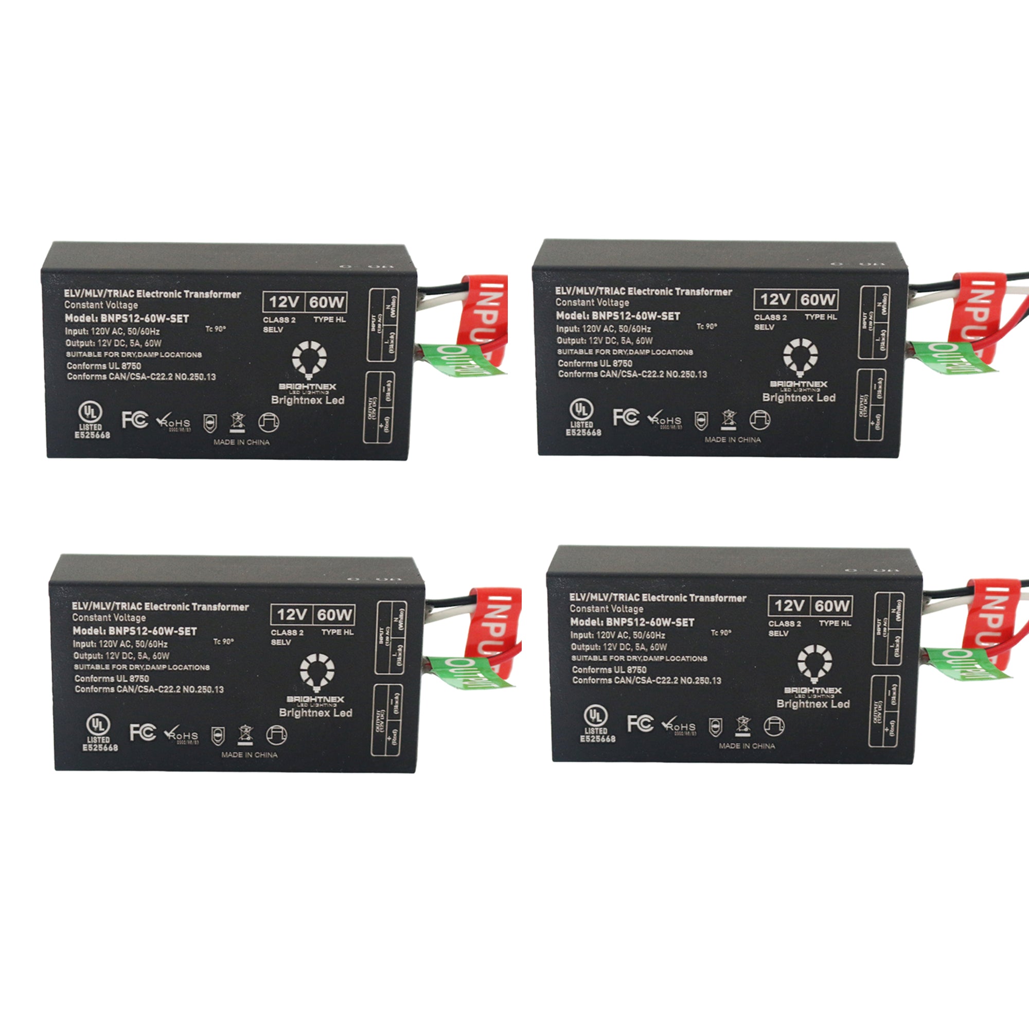 Smallest Dimmable LED Driver (Dimmable LED Transformer), 12V, 60W