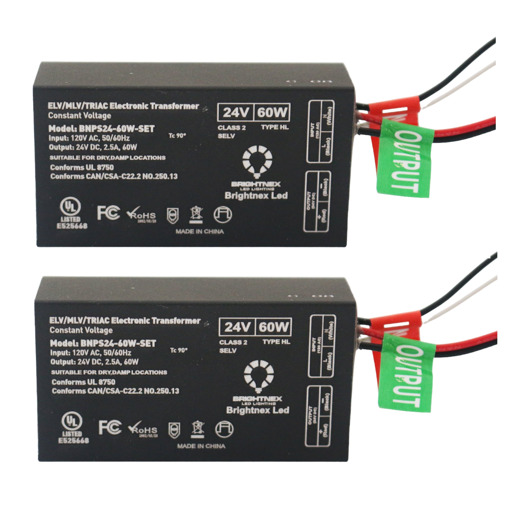 Smallest Dimmable LED Driver (Dimmable LED Transformer), 24V, 60W
