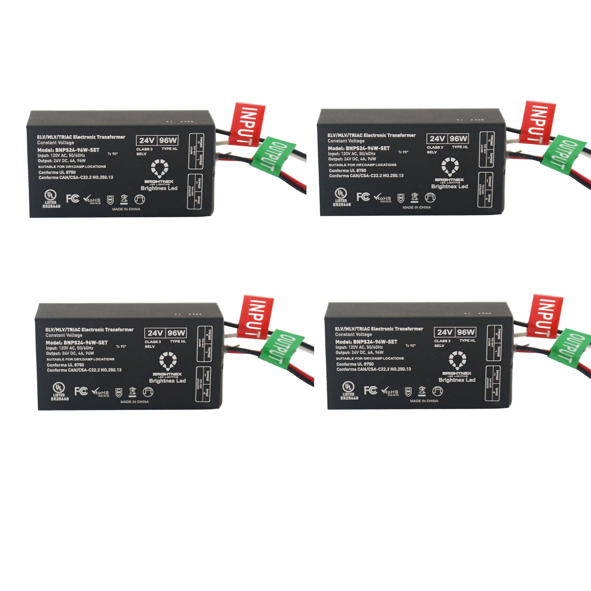 Smallest Dimmable LED Driver (Dimmable LED Transformer), 24V, 96W