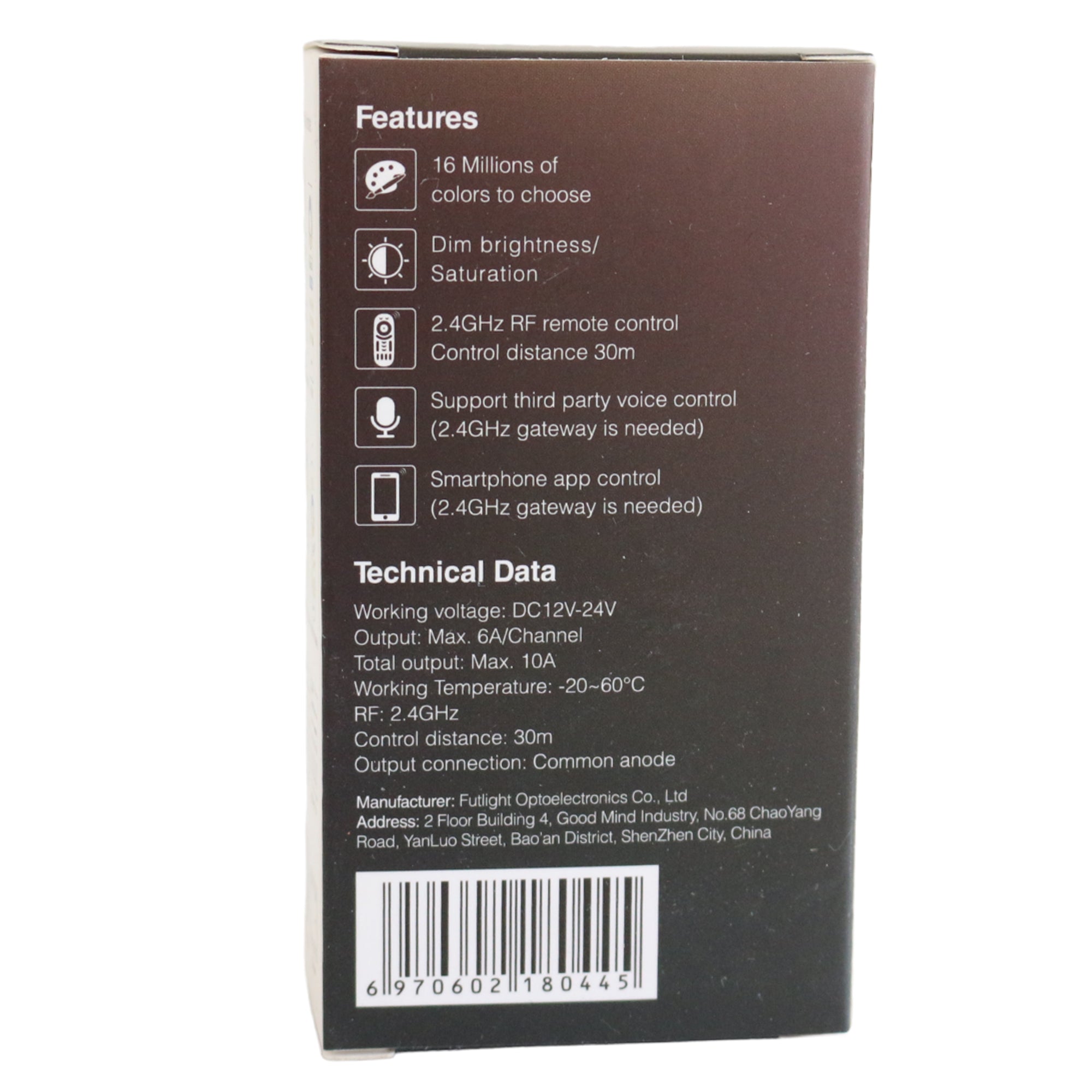 Controller and Remote for RGB LED Strip Light