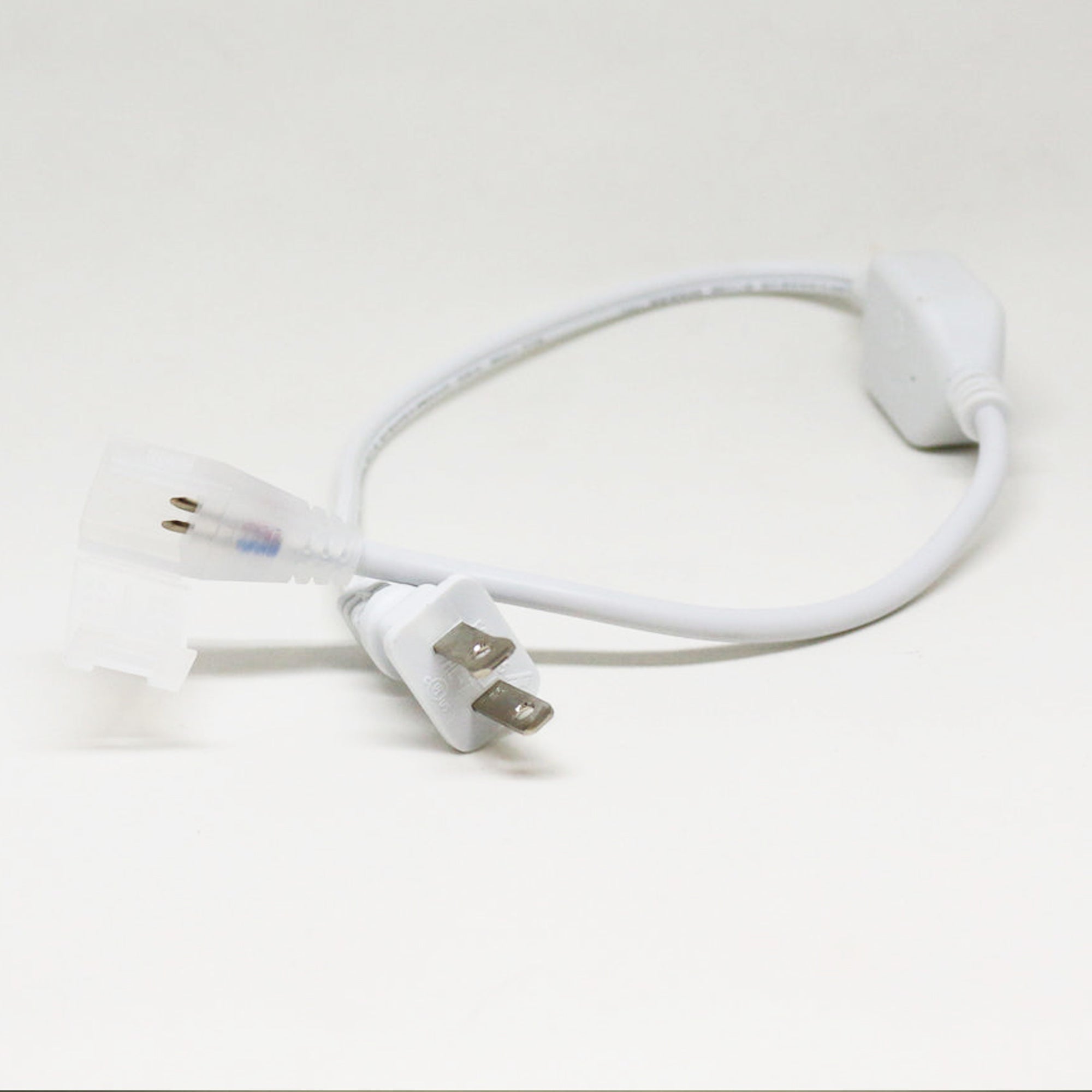 110V SMD2835 LED strip light power cord and connector for strip light installation