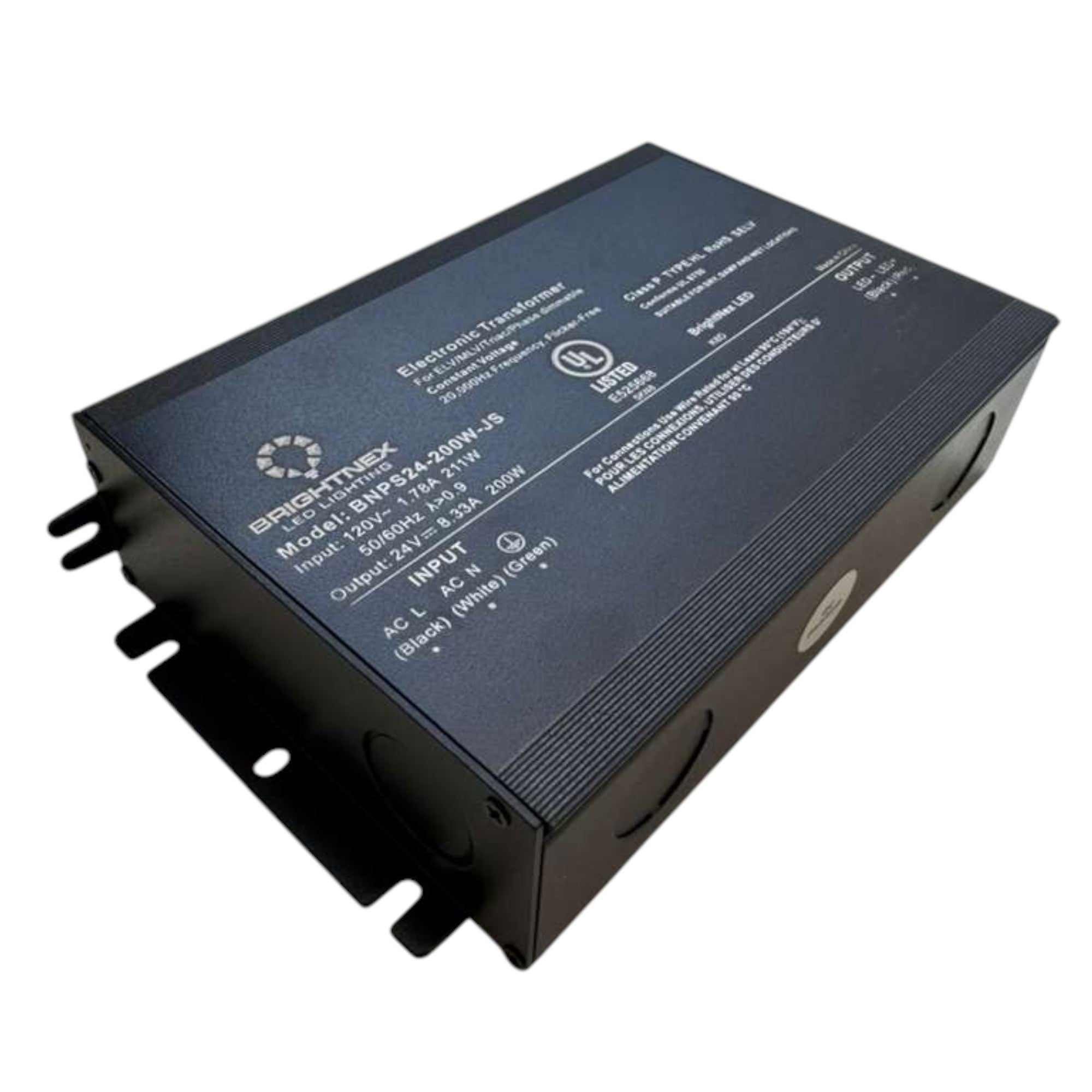 Compact 200W Dimmable LED Transformer – 24V | TRIAC/ELV/MLV Compatible | UL | Wet Rated