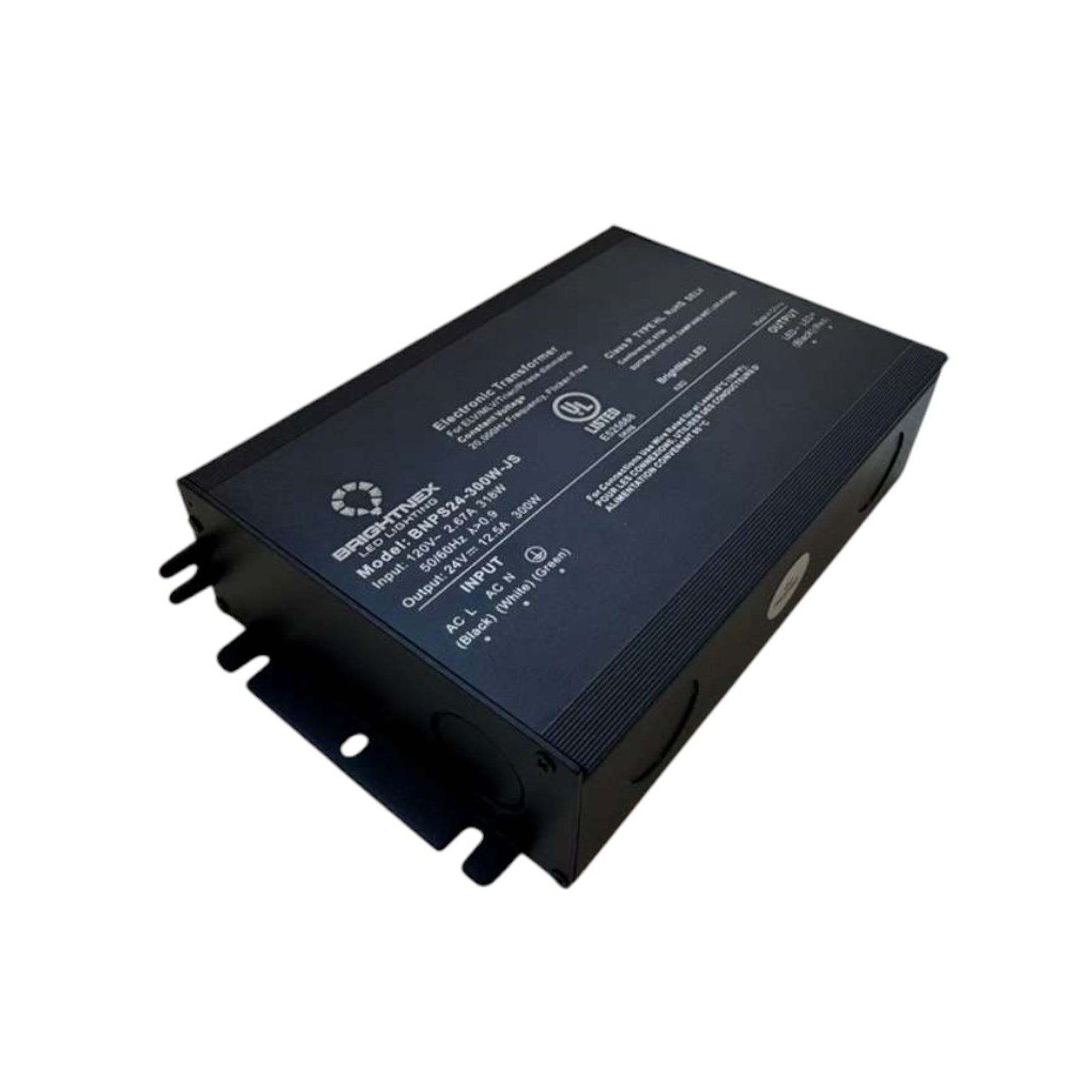 Compact 300W Dimmable LED Transformer – 24V | TRIAC/ELV/MLV Compatible | UL  | Wet Rated