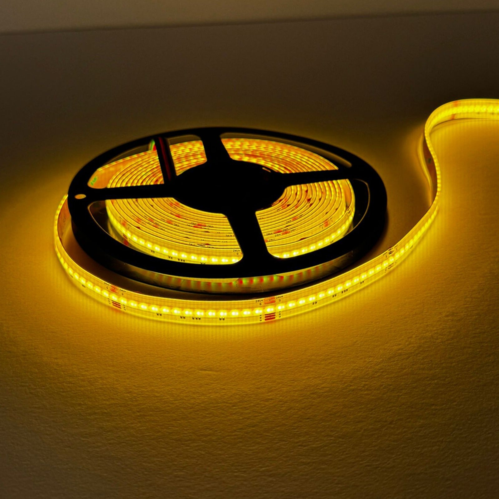 UL certified outdoor 24V COB RGBW LED strip light warm white color illumination IP65 waterproof LED strip