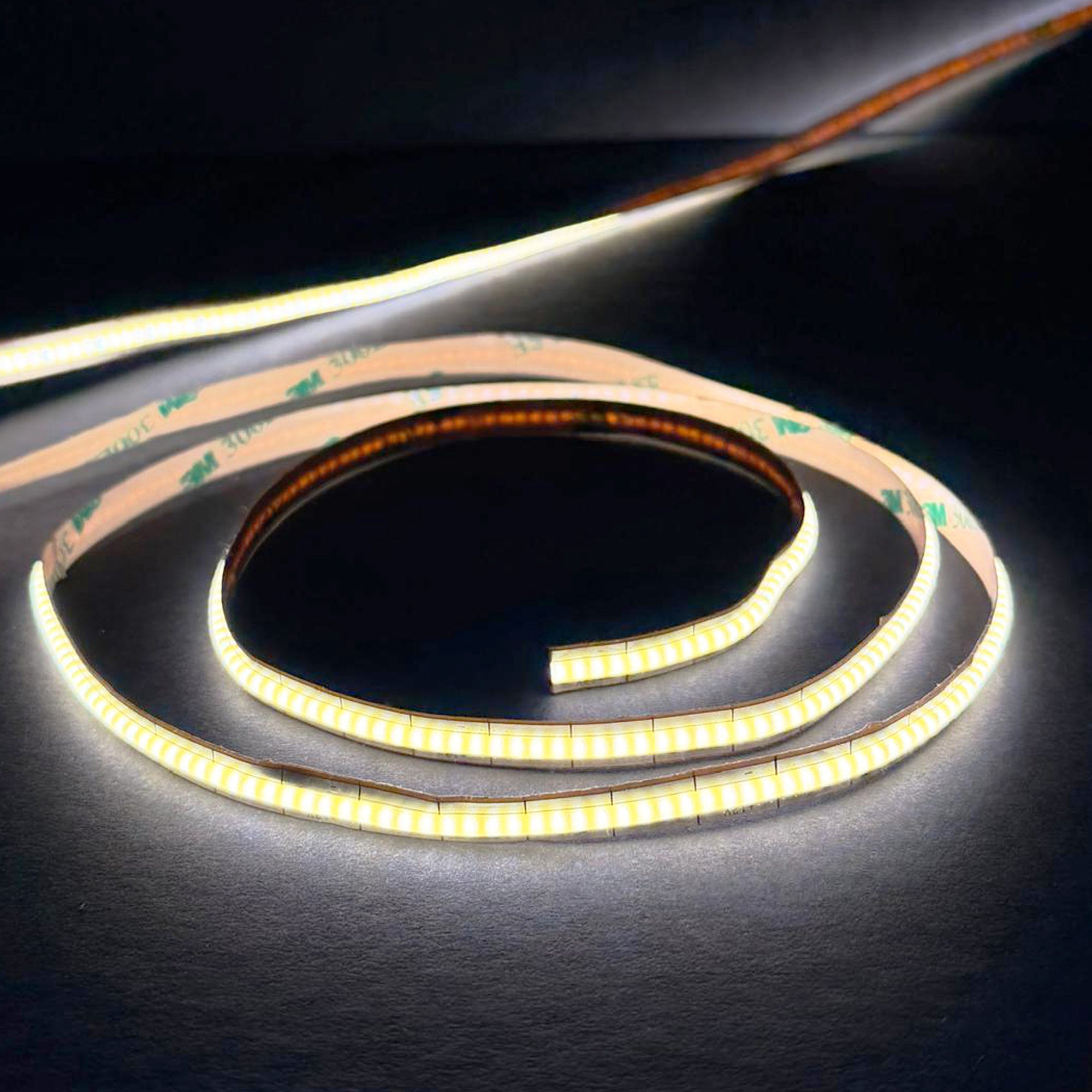 Ultra Slim COB LED Strip – Dotless – Indoor - Dimmable - 24V, 6.5mm – (2700K,3000K,4000K,5000K)- 16.5ft