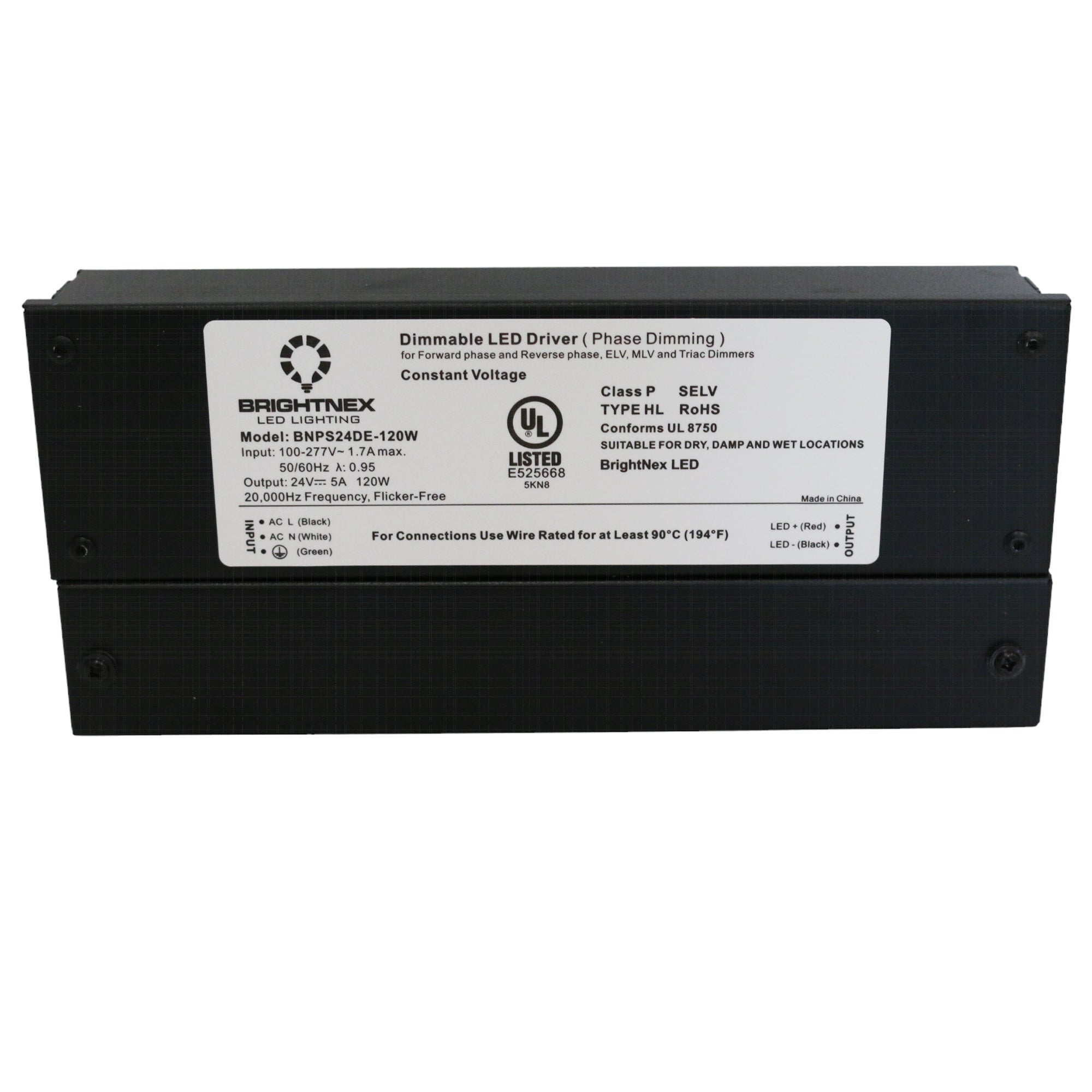 DIMMABLE TRANSFORMER (LED Driver) 24V, 120W