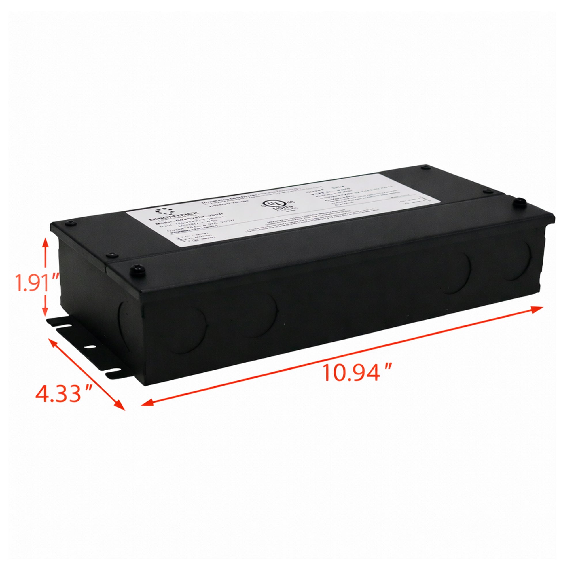 300W TRIAC / ELV / MLV Dimmable LED Driver – 12V / 24V – Flicker-Free – UL Certified – Wet Location Rated