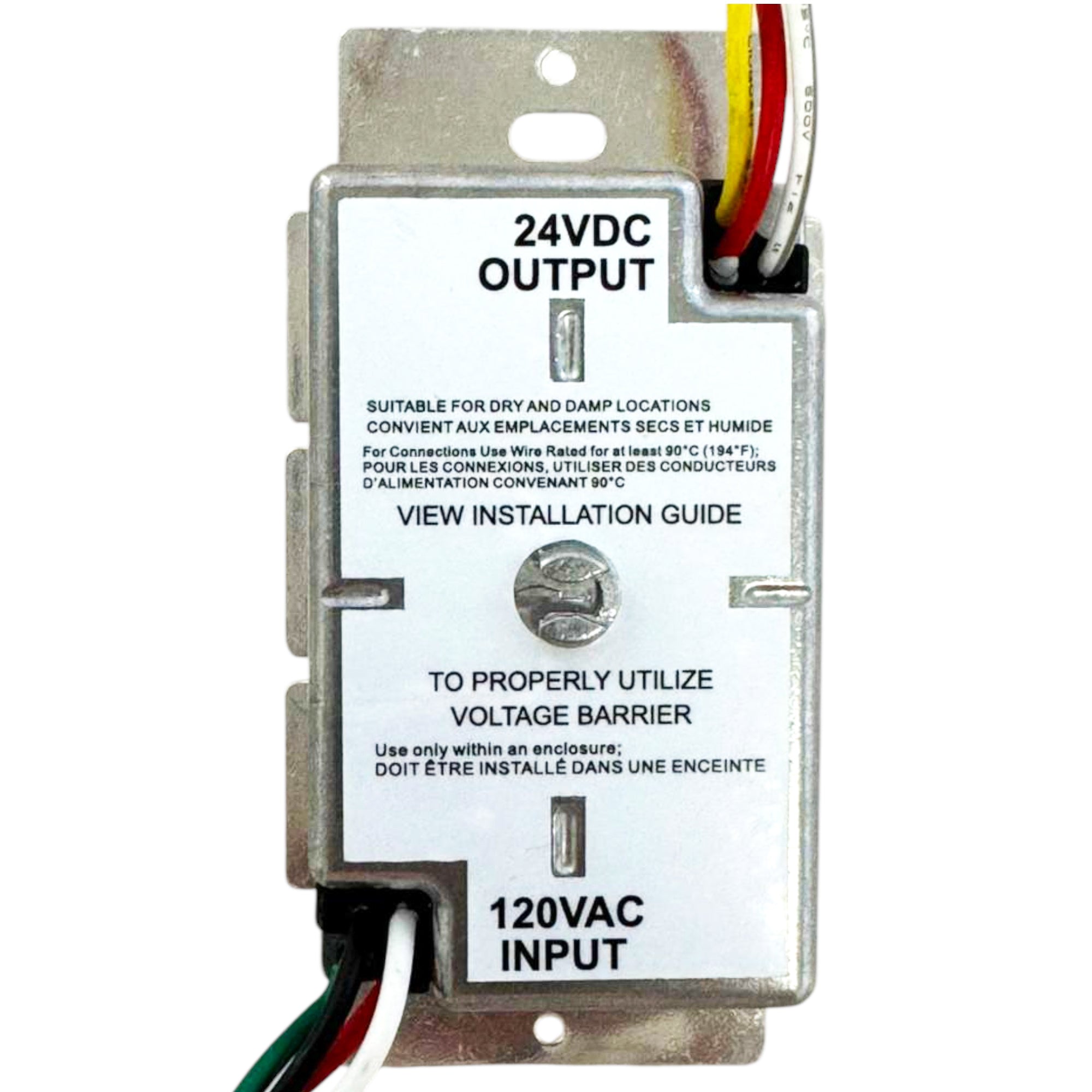 24V 160W Flicker-Free CCT LED Driver with Built-in Dimmer, 3-Way Switch Compatible, Tunable White