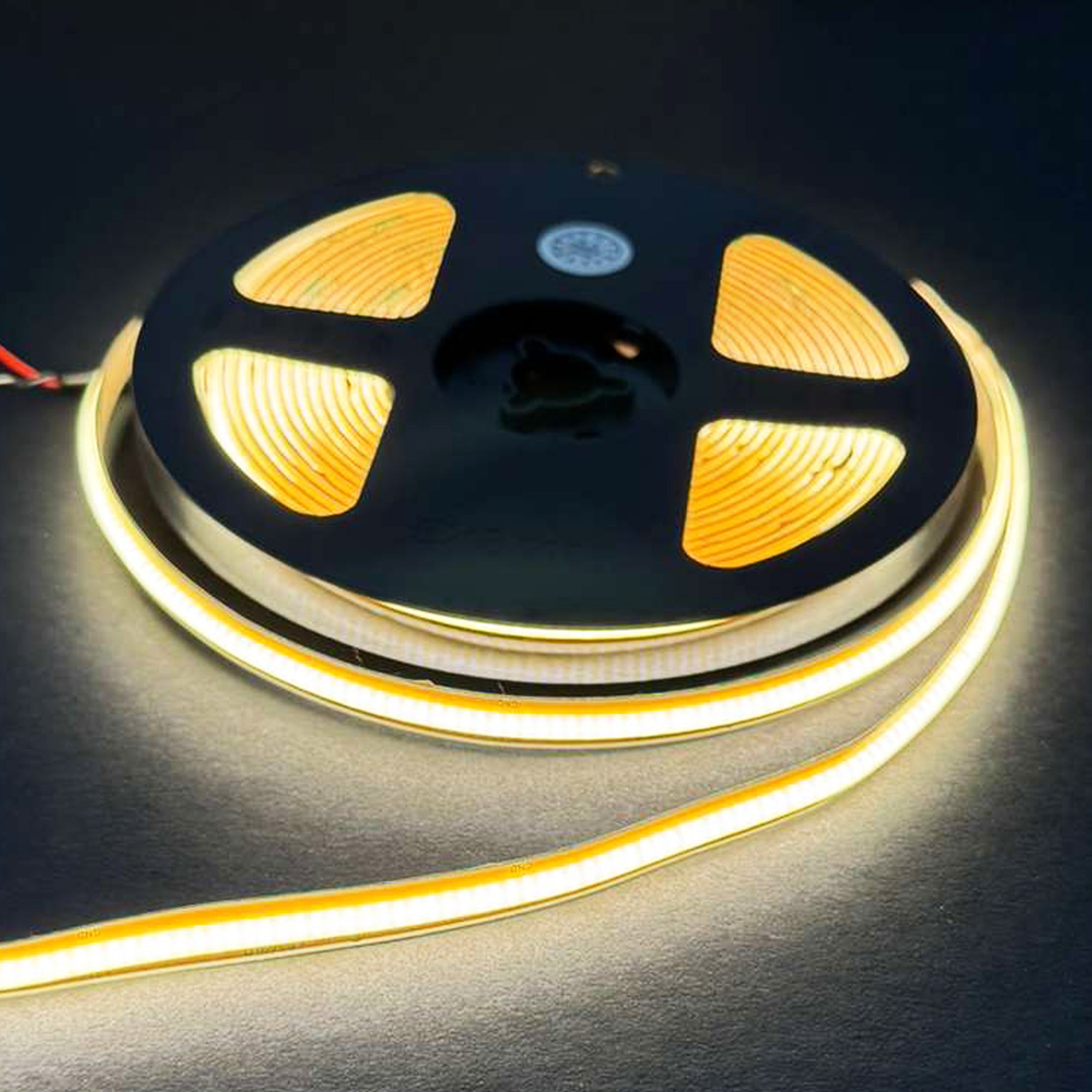 Cuttable & Free-Cut COB LED Strip Light –  Indoor - Dimmable - 8mm – 24V DC – (2700K,3000K,4000K,5000K)–  16.5ft & 82ft - UL Certified