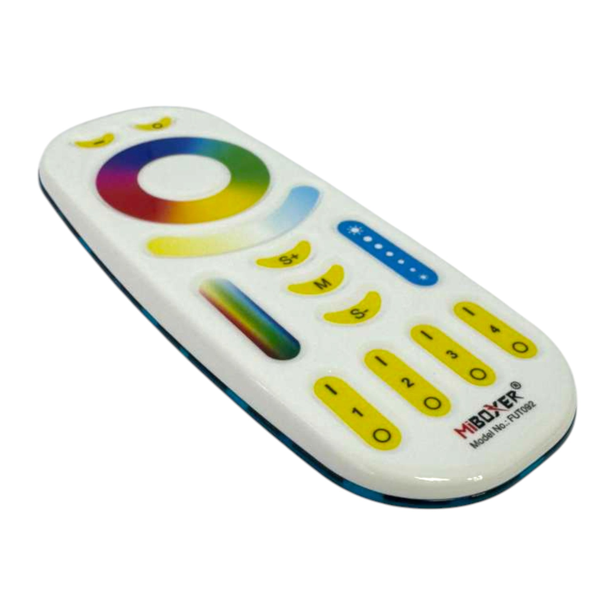 Miboxer FUT092 RGB CCT wireless LED controller remote with color and brightness adjustment