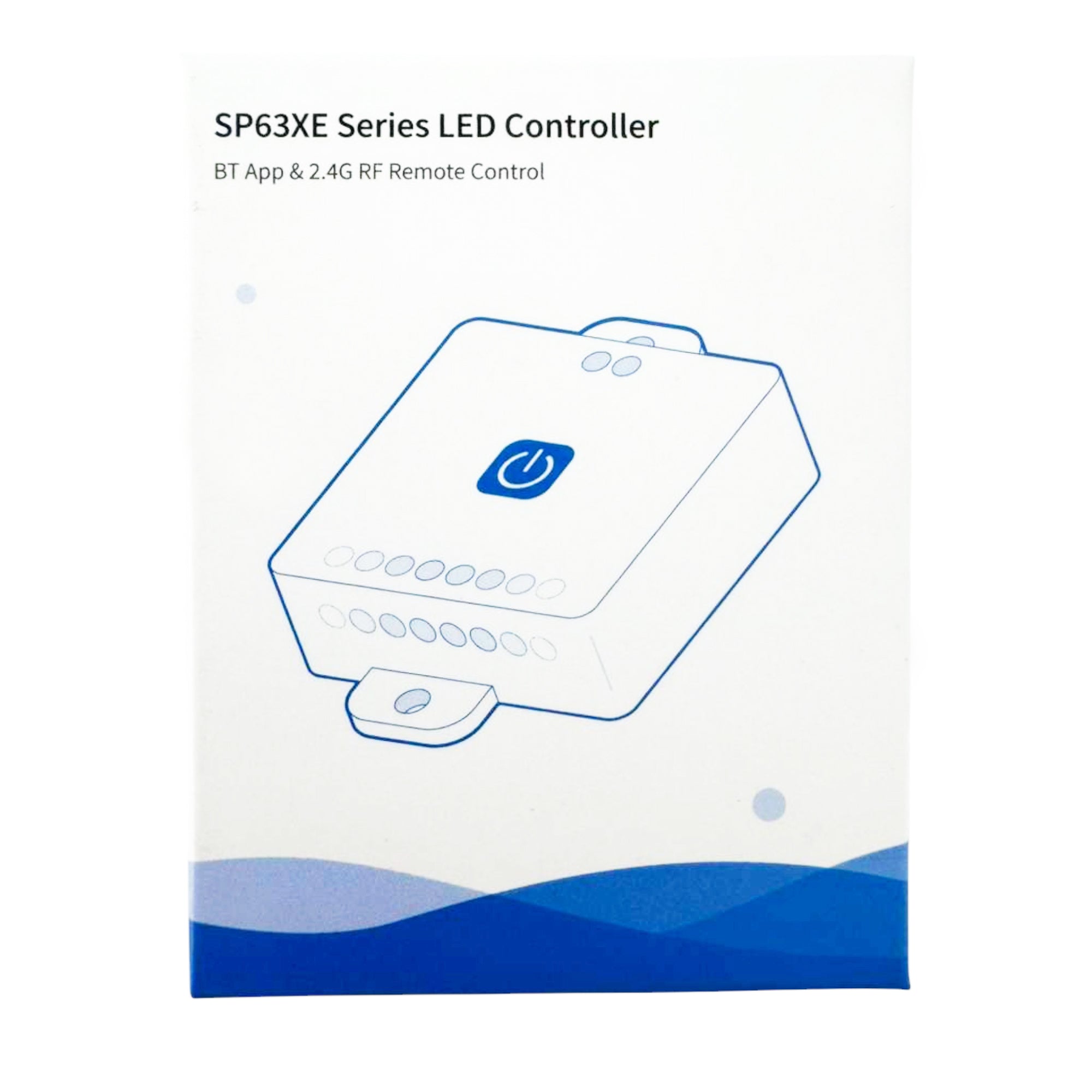 SP638E series SPI RGB LED controller retail packaging box