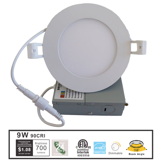  LED Recessed Lighting, 5CCT, 4 Inch, Dimmable - Energy Star ( Pack of 15 )