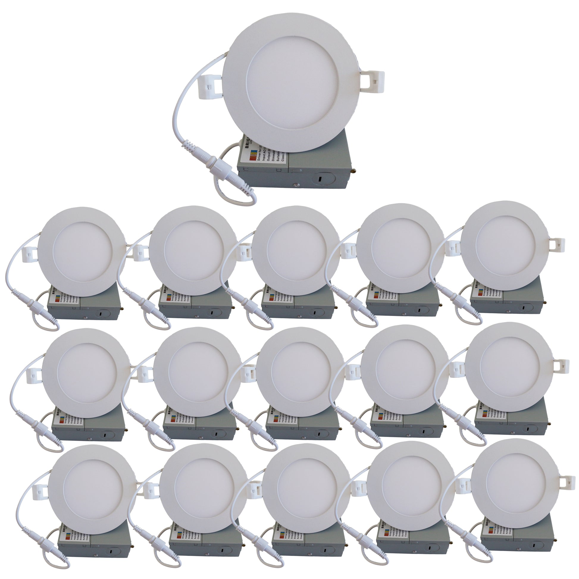 LED Recessed Lighting, 5CCT, 6 Inch, Dimmable - Energy Star ( Pack of 15 )