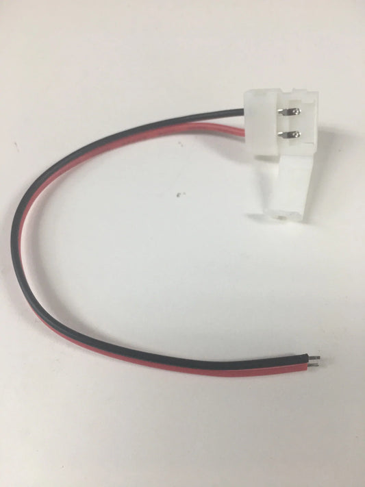 Single End Strip Light Connector for Single Color LED Strip , 12V/24V (Pack of 10)