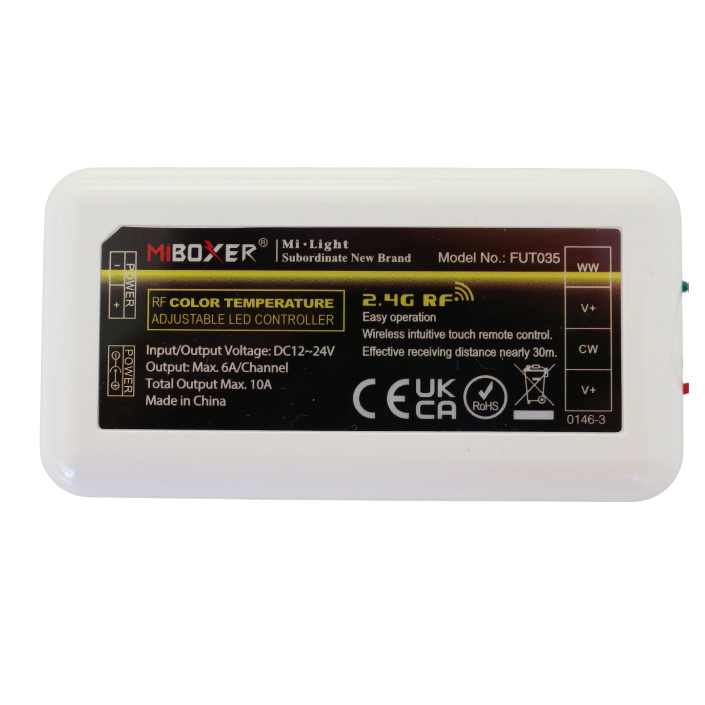 4 Zone Dimmable CCT Remote and Controller