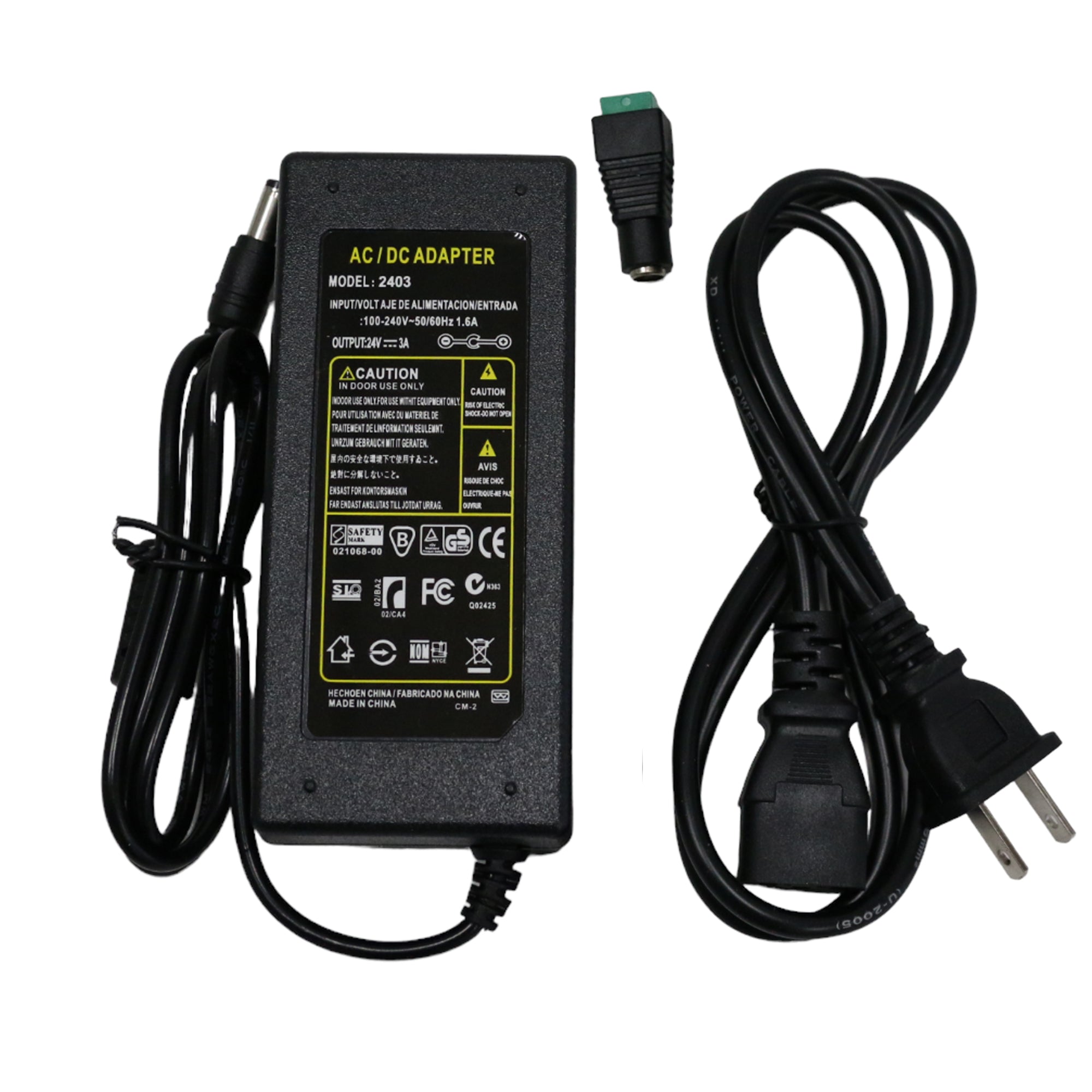 AD/DC Plug-In Adopter (Transformer)-24V, 3A